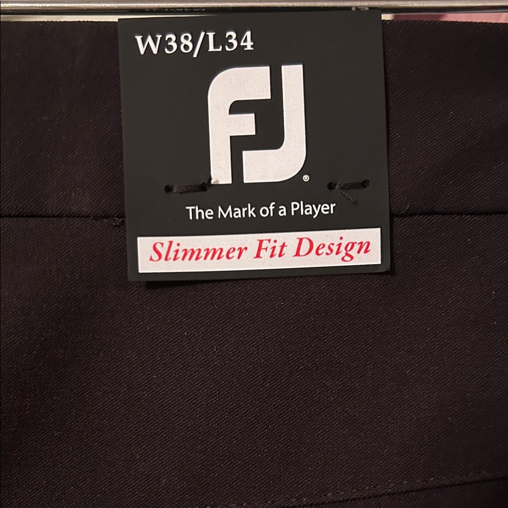 FootJoy Black Tailored Golf Pants